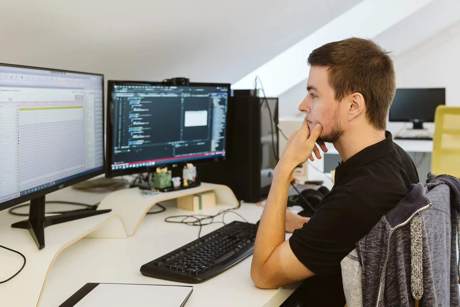 Entwickler bei der Arbeit