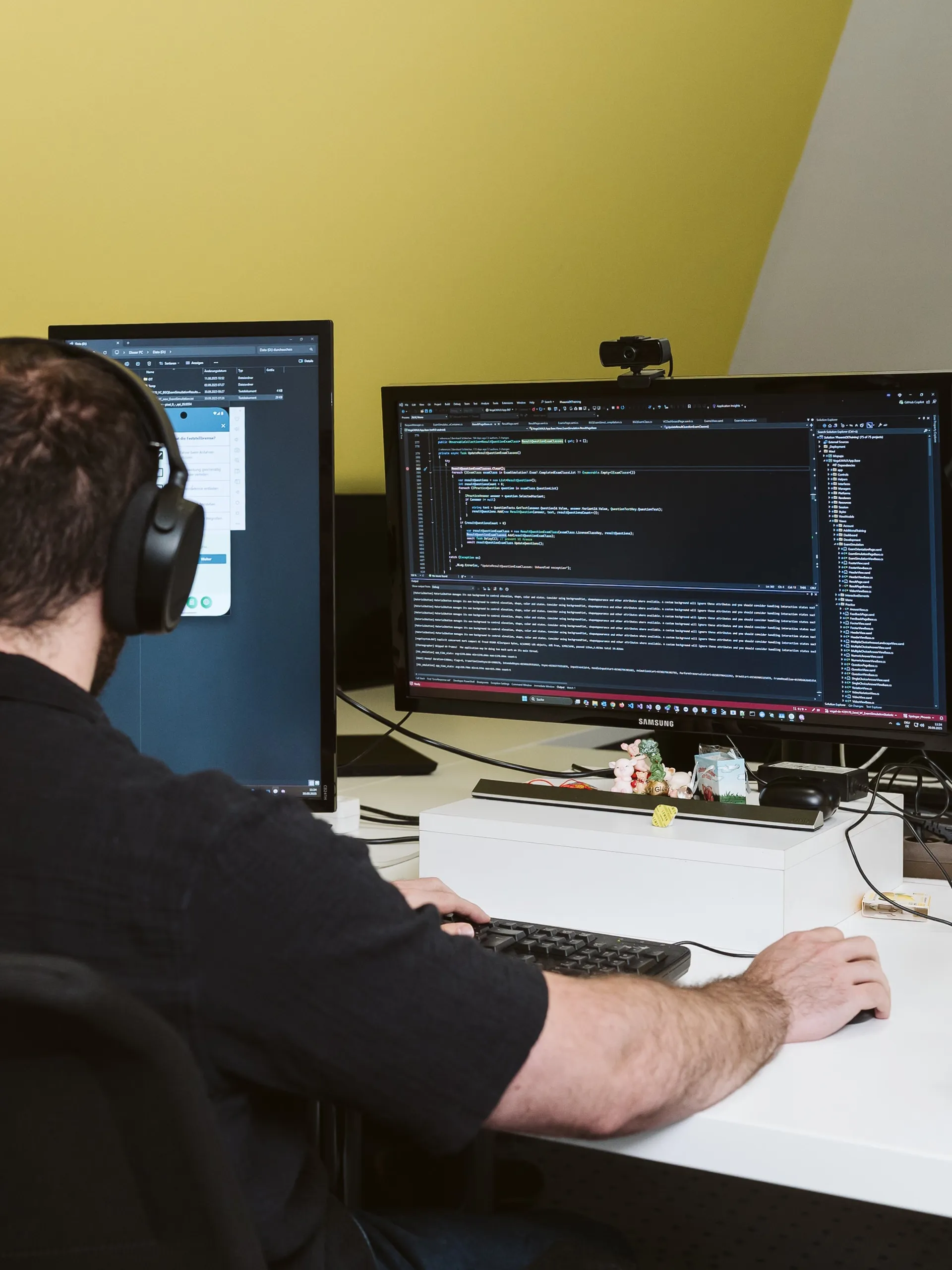 Entwickler programmiert